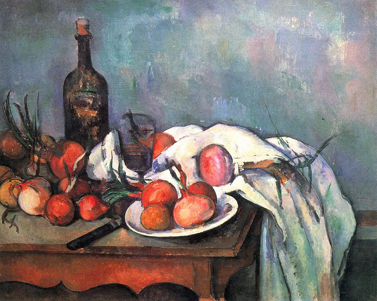 Paul Cezanne Stilleben mit Zwiebeln